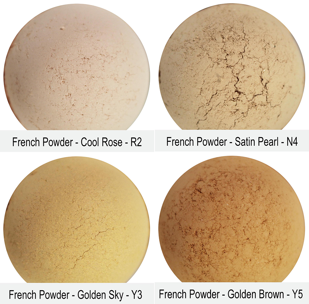 French Powder Titandioxid Frei Proben-Set