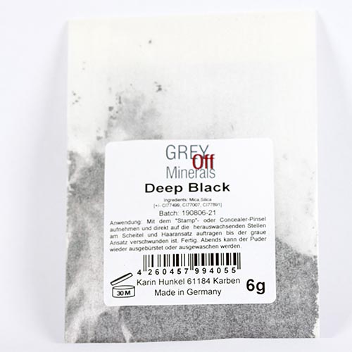 Grey Off Hair Concealer Deep Black Refill 6g