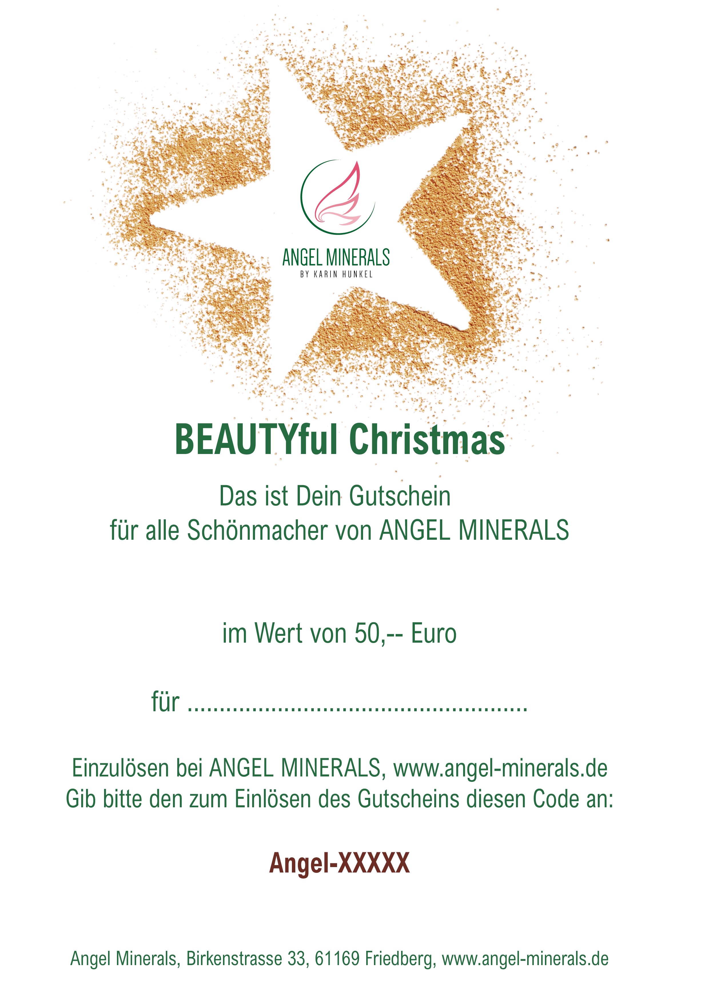 Gutschein Christmas 150 Euro