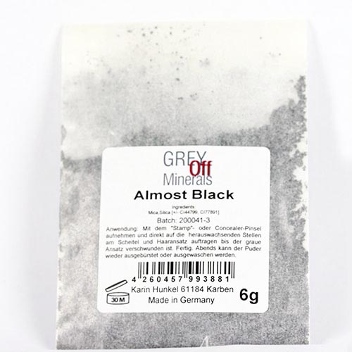 Grey Off Hair Concealer Almost Black Refill 6g