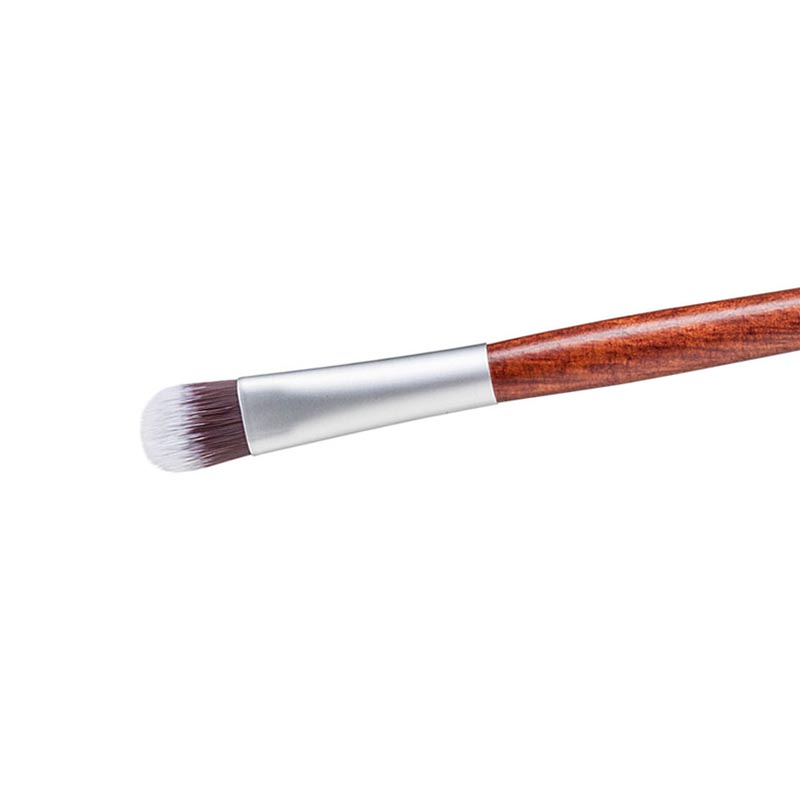 Lidschatten-Pinsel, oval, Holz