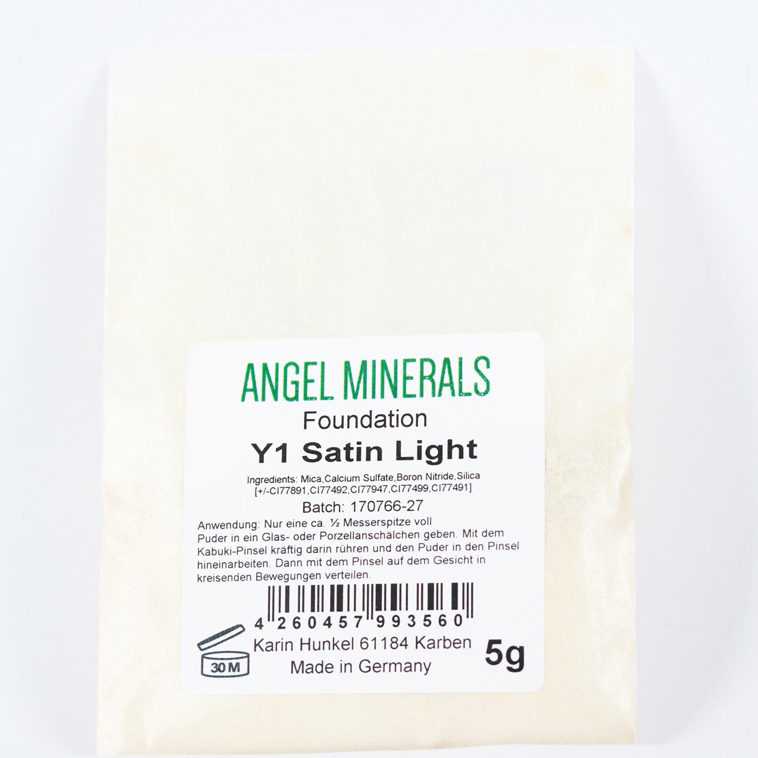 Foundation Satin Light (Y1) Refill 5g